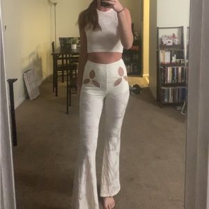 Cream two piece set/pant set. I.am.gia dupe / look alike